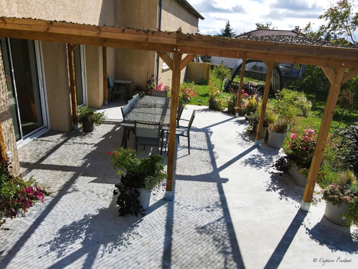 Villa Elegante A Panissieres Avec Piscine Privee Kültér fotó